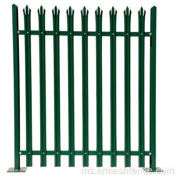 Pembekal Harga Kilang Galvanized Steel Palisade Fence Designs